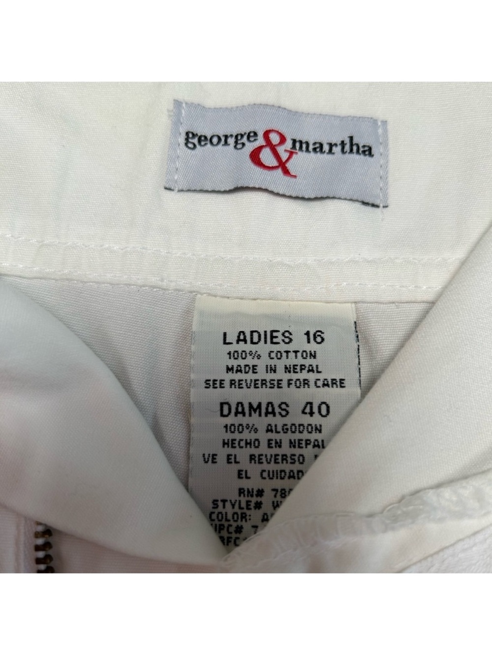George&Martha Women's 💯Cotton Bermudas-Classic Fit-Arctic White/Lots of  pockets